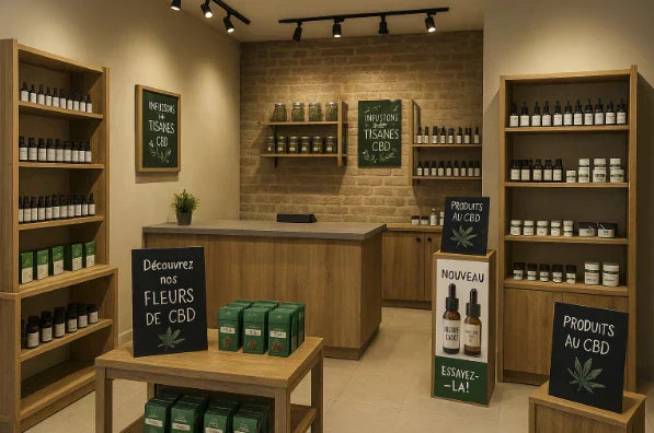 Optimiser l’agencement et la mise en valeur des produits en boutique de CBD