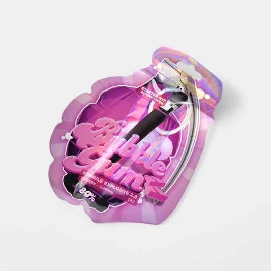 Starter Kit avec Vape, Pods & Batterie - Bubble Gum Formule 80% - 100H-HHC & CBN