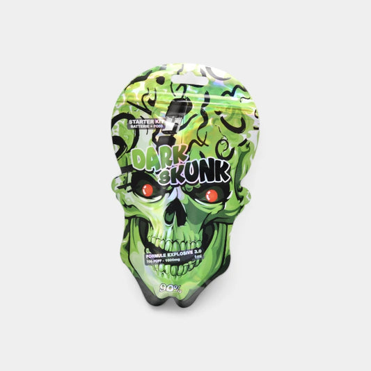 Starter Kit avec Vape, Pods & Batterie - Dark Skunk Formule 90% - BZ10