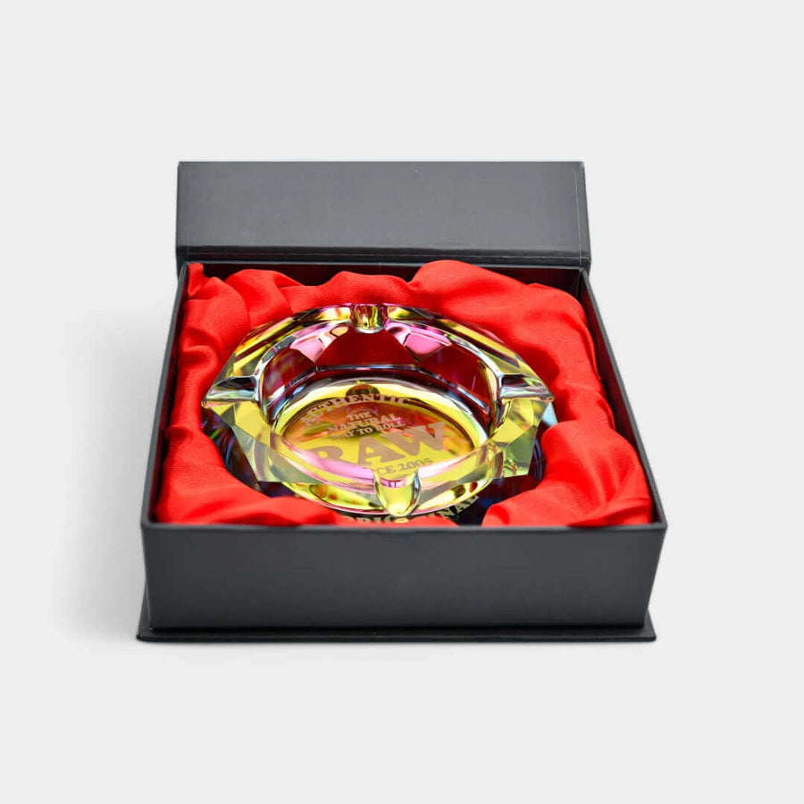 Cendrier verre RAW Rainbow