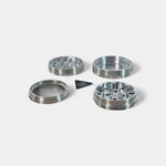 Grinder en métal compact 63mm en 4 parties (lot de 6) - Vignette | Popeye Club