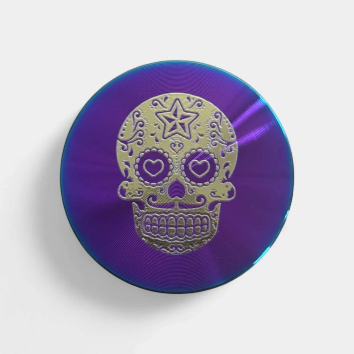 Grinder en métal Skull 52mm en 4 parties (lot de 12) - Popeye Club