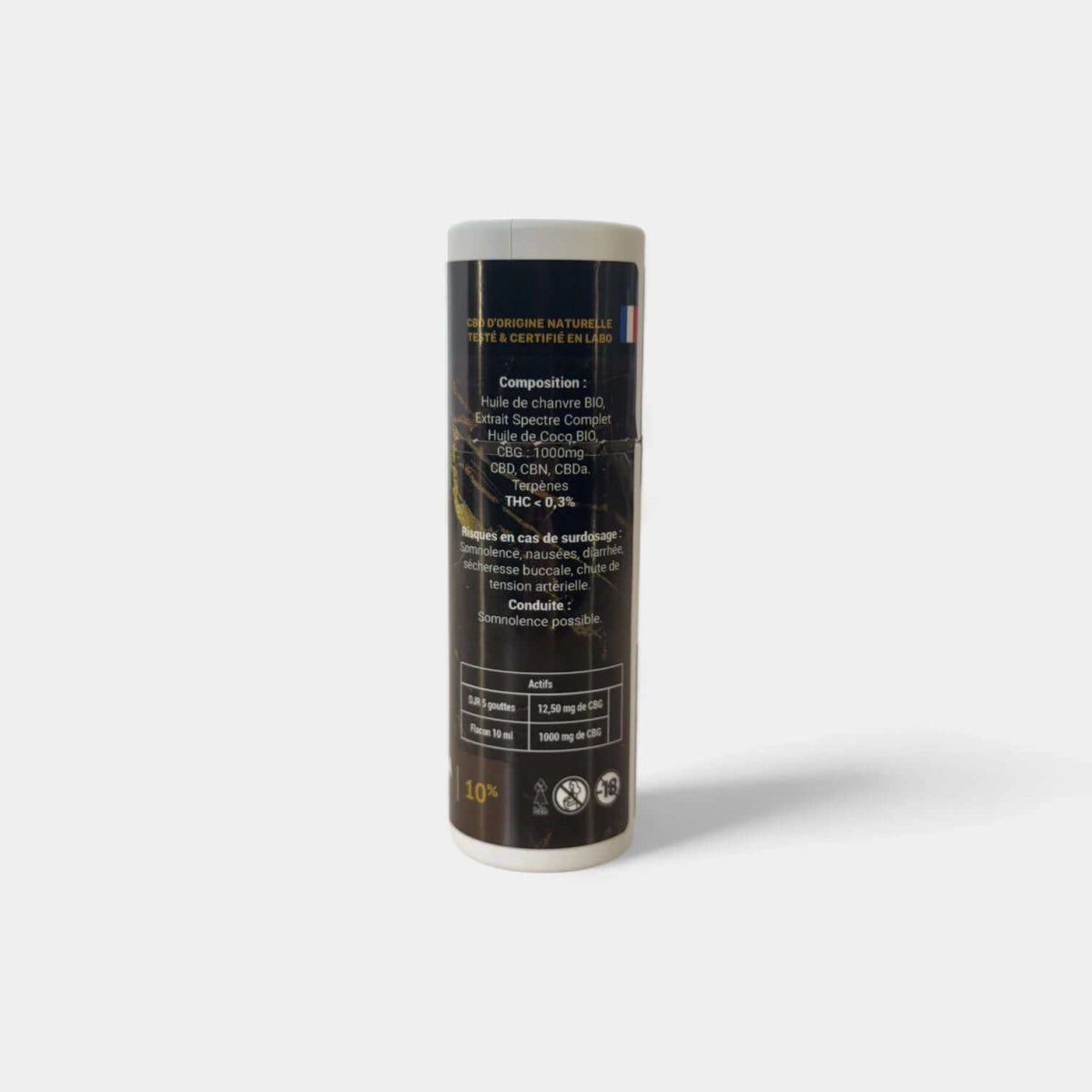 Huile CBG 10% - Popeye Club